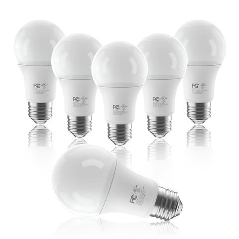 Novapollo A19 LED Light Bulbs 9.5W 800LM 2700K Dimmable