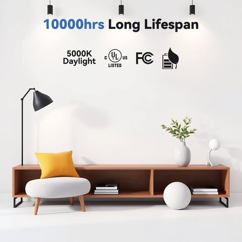 Novapollo A19 LED Light Bulbs 9W 760LM 5000K Non-Dimmable