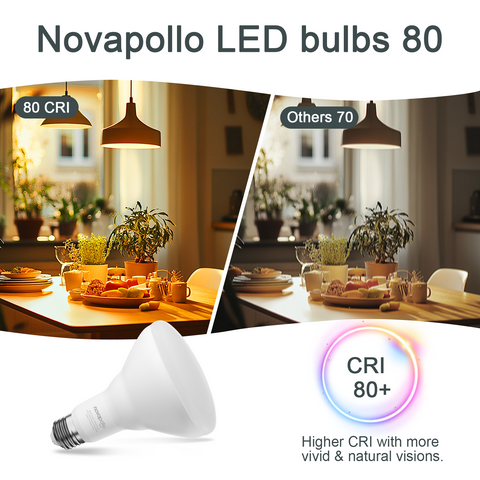 Novapollo BR30 LED Recessed Light Bulbs 8.5W 700LM 2700K Dimmable