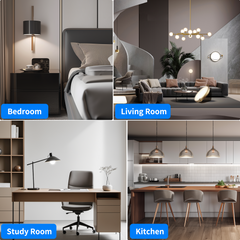 Novapollo A19 LED Light Bulbs 14W 1600LM 5000K Dimmable