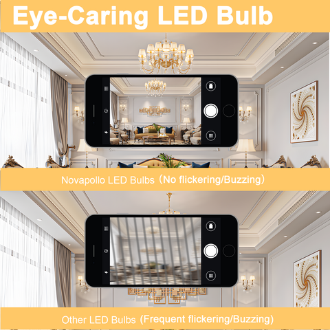 Novapollo B11 Vintage Bullet Edison Bulbs 4.5W 350LM 2700K Dimmable