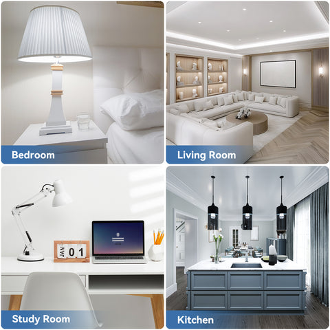 Novapollo A19 LED Light Bulbs 9W 760LM 5000K Non-Dimmable