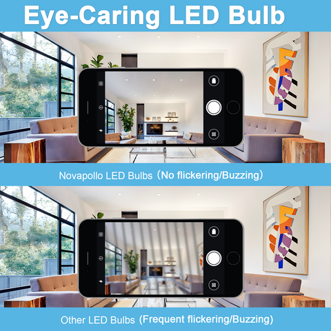 Novapollo GU10 LED Spotlight Bulbs 5.5W 500LM 3000K Dimmable