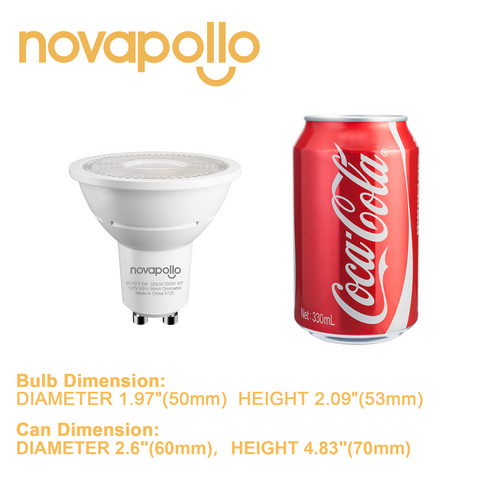 Novapollo BR30 LED Recessed Light Bulbs 8.5W 700LM 2700K Dimmable
