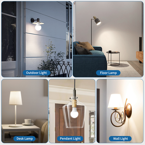 Novapollo A19 LED Light Bulbs 9W 800LM 5000K Non-Dimmable