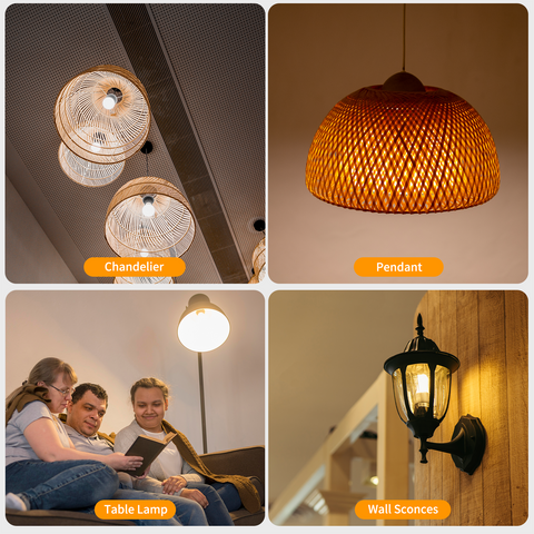 Novapollo A19 LED Light Bulbs 14W 1600LM 2700K Dimmable