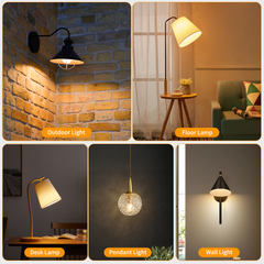 Novapollo LED Bulbs 9W 6 pack, 800 Lm 2700K Non-Dimmable