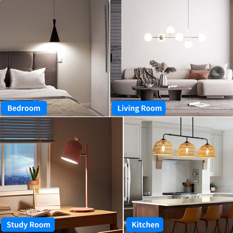 Novapollo A19 LED Light Bulbs 14W 1500LM 5000K Non-Dimmable