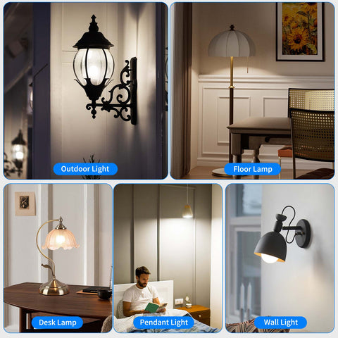 Novapollo A19 LED Light Bulbs 14W 1500LM 5000K Non-Dimmable