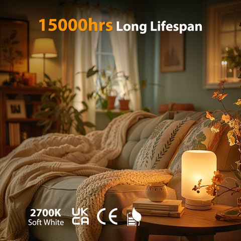 Novapollo A60 LED Light Bulbs 14W 1520LM 2700K Non-Dimmable