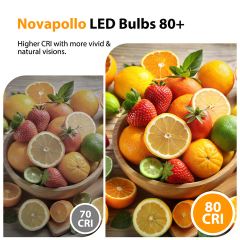 Novapollo A60 LED Light Bulbs 14W 1520LM 2700K Non-Dimmable