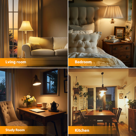 Novapollo A60 LED Light Bulbs 14W 1520LM 2700K Non-Dimmable