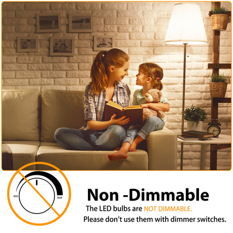 Novapollo A60 LED Light Bulbs 14W 1520LM 2700K Non-Dimmable