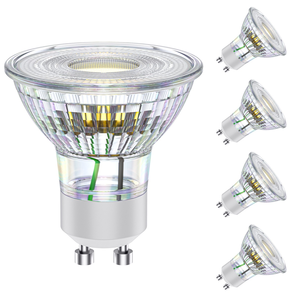 Novapollo GU10 LED Spotlight Bulbs 5.7W 600LM 4000K Non-Dimmable
