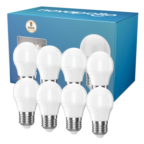 Novapollo PAG45 LED Light Bulbs 4.2W 470LM 2700K Non-Dimmable
