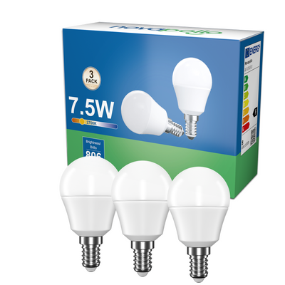 Novapollo PAG45 LED Light Bulbs 7.5W 806LM 2700K Non-Dimmable