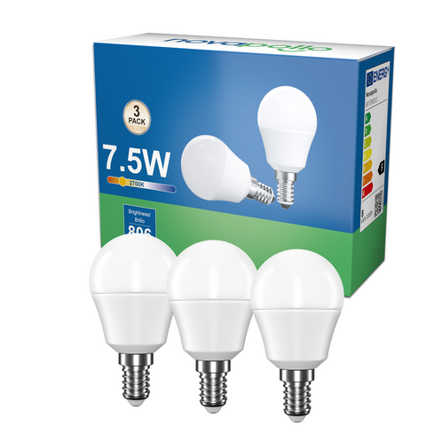 Novapollo PAG45 LED Light Bulbs 7.5W 806LM 2700K Non-Dimmable