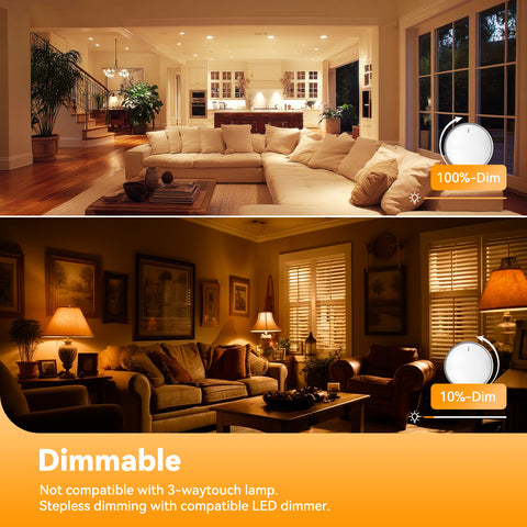 Novapollo A60 Vintage LED Edison Filament Bulb 8W 806LM 2700K Dimmable