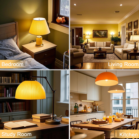 Novapollo B11 Vintage Bullet Edison Bulbs 5.5W 500LM 2700K Dimmable